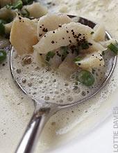 Elusive: haddock soup at Albannoch