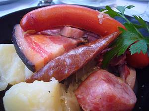 The sweaty choucroute at Le Bouchon Breton, London