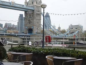 A bargain lunch with a five star view at La Pont de la Tour