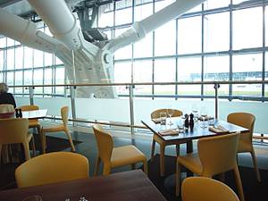 A quiet corner in Gordon Ramsay's Plane Food