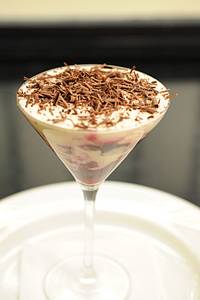 Sherry Trifle at the Mercer - one of many on the trifling menu