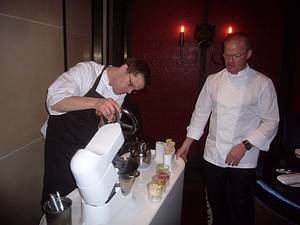 Heston watches as his ice cream trolley splutters into life